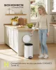SONGMICS LTB021WZ01 pedálos szemetes acél felhőfehér 20 l
