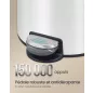   SONGMICS LTB021WZ01 pedálos szemetes acél felhőfehér 20 l
