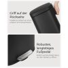 SONGMICS Soft-Close 30L Acél Pedálos Szemetes Fekete