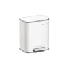 SONGMICS Modern Pedálos Szemeteskuka 20L Acél Felhőfehér Soft-Close