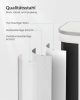 SONGMICS Modern Pedálos Szemeteskuka 20L Acél Felhőfehér Soft-Close