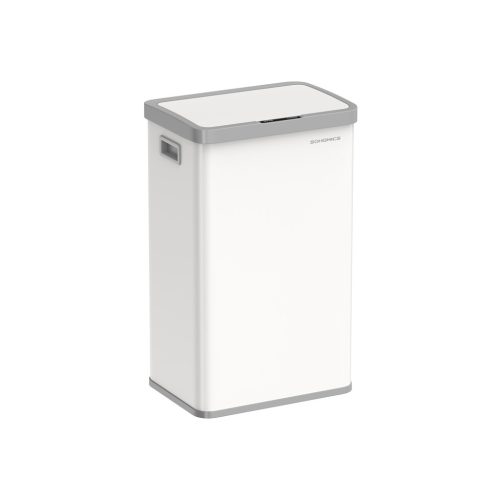 SONGMICS Szenzoros Kuka 68L Automata Acél Felhőfehér