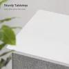 SONGMICS 8 Fiókos Tárolószekrény Textil Szürke-Fehér Fémvázas Komód