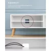 VASAGLE Modern TV Szekrény Fehér 120 cm Skandináv Stílusú Állvány