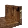SONGMICS Vintage U-alakú Fali Polc Szett 30/45/60 cm Rusztikus Barna