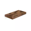 VASAGLE lebegő fali polc MDF rusztikus barna 40 cm