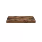 VASAGLE lebegő fali polc MDF rusztikus barna 40 cm