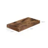 VASAGLE lebegő fali polc MDF rusztikus barna 40 cm