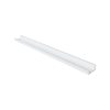 SONGMICS Lebegő Fali Polc MDF Magasfényű Fehér 110 cm