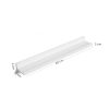SONGMICS Magasfényű Lebegő Fali Polc Szett Fehér MDF 60 cm