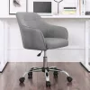 SONGMICS Modern Ergonomikus Irodai Szék Szürke Lenhatású Kárpittal
