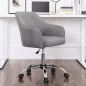   SONGMICS Modern Ergonomikus Irodai Szék Szürke Lenhatású Kárpittal
