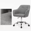 SONGMICS Modern Ergonomikus Irodai Szék Szürke Lenhatású Kárpittal