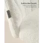   SONGMICS OBG027WD02 Forgószék Teddy Fleece Krémfehér Magasságállítható