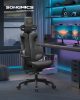 SONGMICS EVOGAMER Karbon Hatású Gamer Szék Fekete