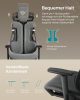 SONGMICS Gaming Szék Ergonomikus Irodai Szék Karbon Hatású Szürke