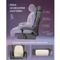   SONGMICS HOME ergonomikus gaming szék lábtartóval galambszürke