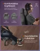 SONGMICS HOME ergonomikus gaming szék lábtartóval galambszürke