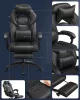 SONGMICS OBG077B01 Ergonomikus Gamer Szék Lábtartóval Fekete