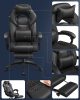 SONGMICS OBG077B01 Ergonomikus Gamer Szék Lábtartóval Fekete