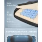   SONGMICS OBG079B01 Ergonomikus Gaming Szék Rugós Ülőpárnával és Lábtartóval Tintafekete