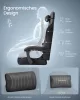SONGMICS OBG079B01 Ergonomikus Gaming Szék Rugós Ülőpárnával és Lábtartóval Tintafekete
