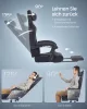 SONGMICS OBG079B01 Ergonomikus Gaming Szék Rugós Ülőpárnával és Lábtartóval Tintafekete