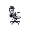 SONGMICS Racing Gamer Szék PU Bőr Fekete-Szürke