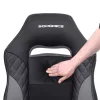 SONGMICS Racing Sport Gamer Szék PU Bőr Fekete-Szürke