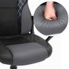 SONGMICS Racing Sport Gamer Szék PU Bőr Fekete-Szürke