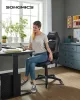 SONGMICS Racing Sport Gamer Szék PU Bőr Fekete Ergonomikus Irodai Szék