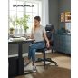 SONGMICS Racing Sport Gamer Szék PU Bőr Fekete Ergonomikus Irodai Szék