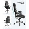 SONGMICS Racing Gamer Szék Fekete Ergonomikus Irodai Szék