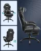 SONGMICS OBG77BG gaming szék lábtartóval fekete-szürke