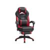 SONGMICS Executive Gamer Szék Ergonomikus Műbőr Fekete-Piros