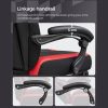 SONGMICS Executive Gamer Szék Ergonomikus Műbőr Fekete-Piros
