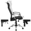 SONGMICS Ergonomikus Irodai Szék Párnázott Szövet Fekete