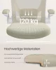SONGMICS Ergonomikus Hálós Irodai Szék Bézs Színben Állítható Deréktámasszal