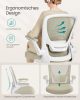 SONGMICS Ergonomikus Hálós Irodai Szék Bézs Színben Állítható Deréktámasszal