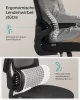 SONGMICS Ergonomikus Irodai Szék Hálós Háttámlával Fekete