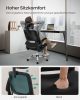 SONGMICS Ergonomikus Irodai Szék Hálós Háttámlával Fekete