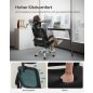   SONGMICS Ergonomikus Irodai Szék Hálós Háttámlával Fekete