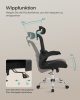 SONGMICS Ergonomikus Irodai Szék Hálós Háttámlával Fekete