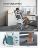 SONGMICS Ergonomikus Irodai Szék Hálós Háttámlával Galambszürke