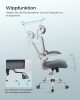 SONGMICS Ergonomikus Irodai Szék Hálós Háttámlával Galambszürke