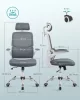 SONGMICS Ergonomikus Irodai Szék Hálós Háttámlával Galambszürke