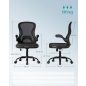   SONGMICS OBN042BH02 Ergonomikus Irodai Szék Hálós Háttámlával Fekete