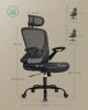SONGMICS Ergonomikus Irodai Szék Hálós Háttámlával Fekete