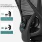 SONGMICS Ergonomikus Hálós Irodai Szék Állítható Deréktámasszal Fekete
