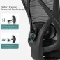   SONGMICS OBN063B01 Ergonomikus Irodai Szék Hálós Háttámlával Állítható Deréktámasszal és Fejtámlával Fekete